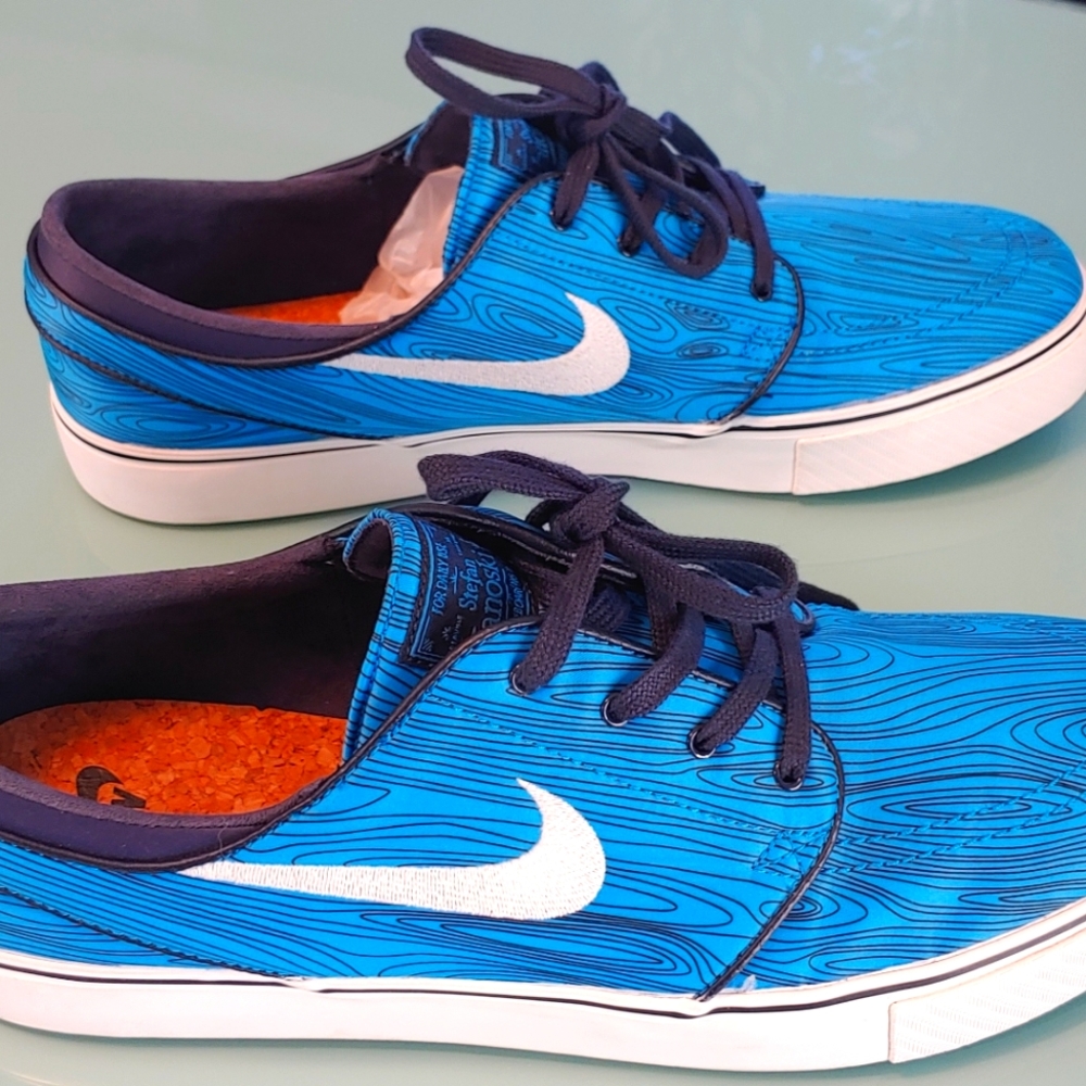 Nike SB Zoom Stefan Janoski Everyday Skateshoe Size 12 Blue/Black 2014